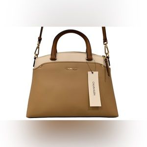 NWT - Calvin Klein Women’s Leather Dome Shoulder/Handbag